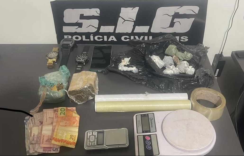 Polícia Civil desmonta ponto de tráfico de drogas em Aparecida do Taboado