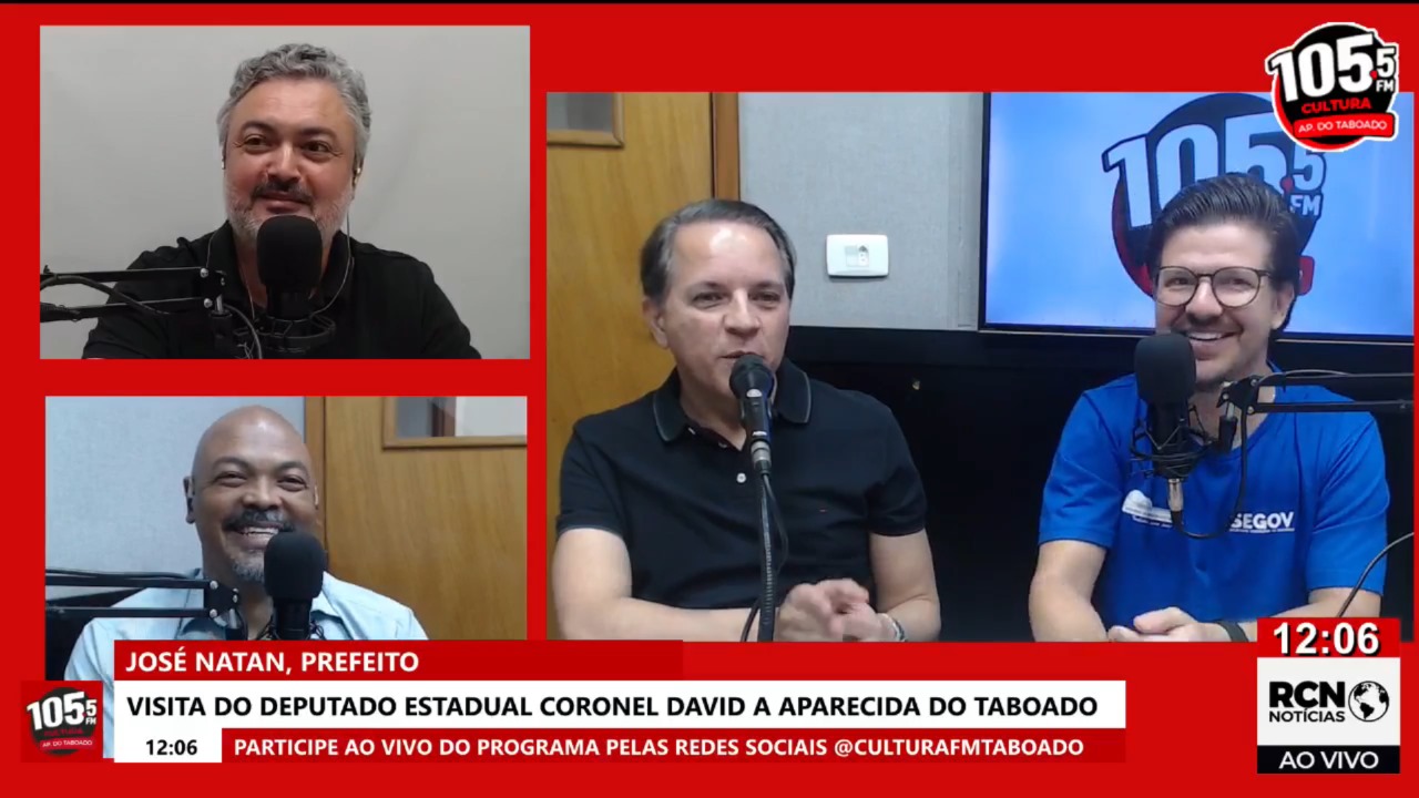 Deputado estadual Coronel David é recepcionado em Aparecida do Taboado