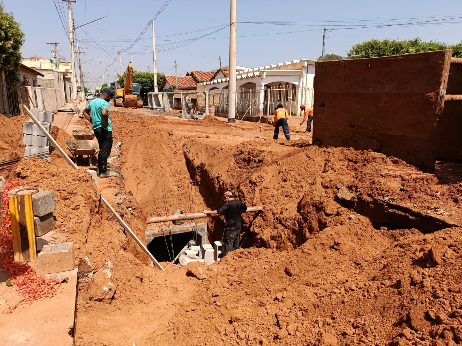 Obras de macrodrenagem chegam à região da Rua Duque de Caxias