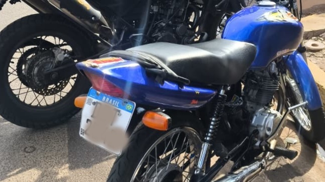 Motocicleta com sinais de adulteração é apreendida em Aparecida do Taboado
